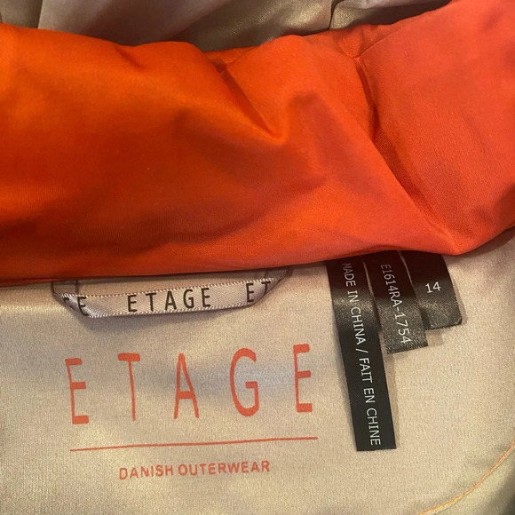 NWOT Etage Denmark Clothing Women’s Winter Jacket Size 14/XL - Picture 5 of 10
